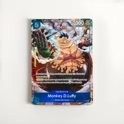 One Piece Monkey D. Luffy Treasure Rare OP13 Carrying on His Will OP11-058 - Image 1