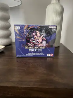 One Piece TCG OP-14 The Azure Sea's Seven Booster Box SEALED IN-HAND - Image 1