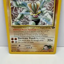 Giovanni's Machamp 6/132 Holo Rare Gym Challenge Pokemon Card LP Pokemon - Image 3