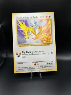 Legendary Birds Pokemon Jumbo Card Articuno Moltres Zapdos - Image 1