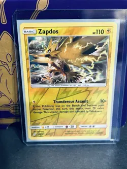 Zapdos 40/181 Sm-Team Up Reverse Holo Pokemon Card NM - Image 1