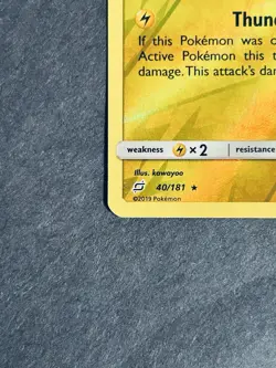 Zapdos 40/181 Sm-Team Up Reverse Holo Pokemon Card NM - Image 5