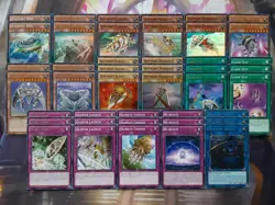 YuGiOH Tournament Ready To Play Qliphort Deck 43 Cards Scout Disk M + Bonus Gift - Image 1