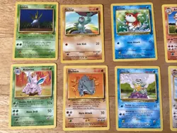 10 Uncommon 1st-Gen Pokemon Card Set Base Fossil (1995-1998) - Image 2