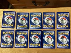 10 Uncommon 1st-Gen Pokemon Card Set Base Fossil (1995-1998) - Image 4