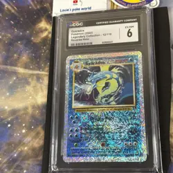 CGC 6 - Gyarados 12/110 2002 Legendary Collection Reverse Holo Rare Pokemon Card - Image 2