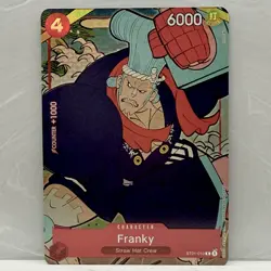 One Piece card TCG Franky ST01-010 1st Anniversary set English - Image 1