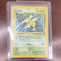 Scyther Base Set 2 Holo 17/130 Vintage Pokemon Card WotC 2000 - Image 1