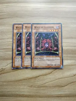 Yu-Gi-Oh! - Wall Of Illusion 3X - Complete Playset Of Common Cards - Image 1
