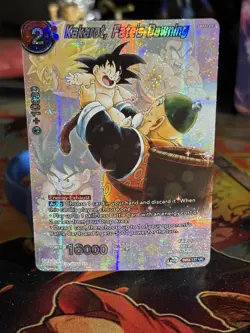 Dragon Ball Super CCG Kakarot Fate’s Dawning DB3-127 Foil Card NM - Image 1