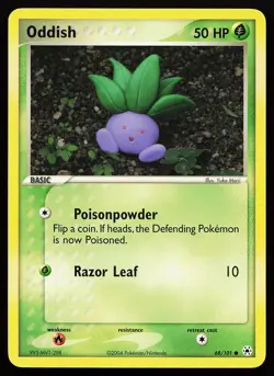 Oddish 68/101 Common Hidden Legends Pokemon Card - Image 1