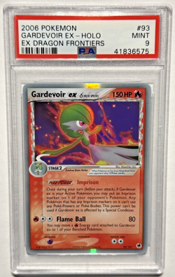 2006 Pokemon Card Dragon Frontiers Gardevoir ex Ultra Rare 93/101 PSA 9 MINT - Image 1