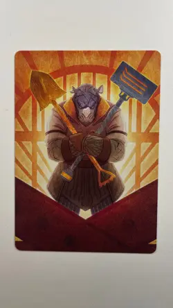 MTG Streets of New Capenna Art Series Mr. Orfeo, the Boulder Art Card 70/81 - Image 1