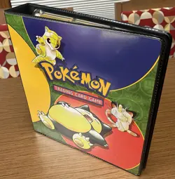 Vintage Pokemon TCG Binder And Cards - 63 Total Cards In Near Mint Condition - Image 1