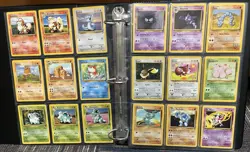 Vintage Pokemon TCG Binder And Cards - 63 Total Cards In Near Mint Condition - Image 3