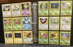 Vintage Pokemon TCG Binder And Cards - 63 Total Cards In Near Mint Condition - Image 5