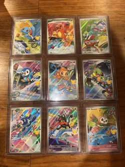 Pokemon 2026 First Partner Illustration Collection Series 1 Promos Set 9 Cards - Image 1