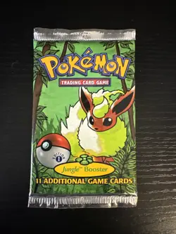 Pokemon 1st Edition Jungle Booster Card Pack Unweighed 742818060639 - Image 1