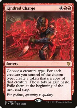 MTG Kindred Charge - Commander 2017 (C17) Rare LP #27 - Image 1