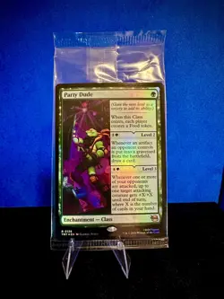 MTG TMNT Party Dude Teenage Mutant Ninja Turtles Foil SEALED Pack - Image 1