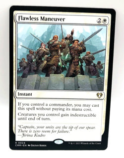 MTG Flawless Maneuver 0024 NM+ Rare Commander Masters CMM Never Played 2023 - Image 1