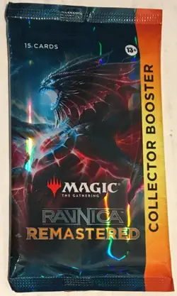 2024 Factory Sealed Magic MTG Ravnica Remastered Collector Booster Pack - Image 1
