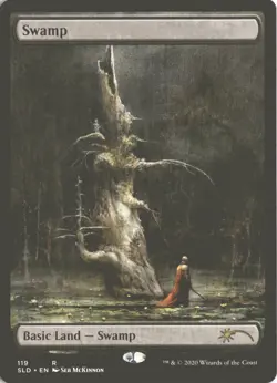MTG Swamp (119) *Non-Foil* Full Art Secret Lair: Seb McKinnon MT/NM Free Ship - Image 1