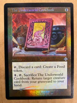 MTG 1x FOIL RETRO ETCHED The Underworld Cookbook 434 Modern Horizons Magic x1 NM - Image 1