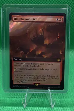Blasphemous Act (Extended Art) (Surge Foil) - Universes Beyond: Doctor Who MTG - Image 1