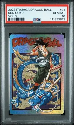 PSA10 DRAGON BALL ITAJAGA SON GOKU VOL.3 3-31 CR #31 Card Bandai 2023 - Image 2
