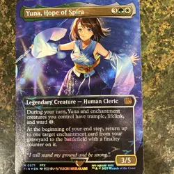 Yuna, Hope of Spira (Borderless) (Chocobo Track Foil) Final Fantasy Foil - Image 1