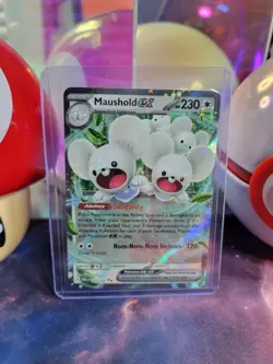 Maushold Ex 155/182 Pokemon TCG S&V Paradox Rift Double Rare Holo NM - Image 1