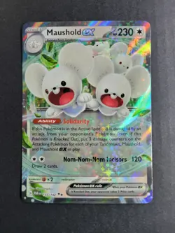 Maushold Ex 155/182 Pokemon TCG S&V Paradox Rift Double Rare Holo NM - Image 2