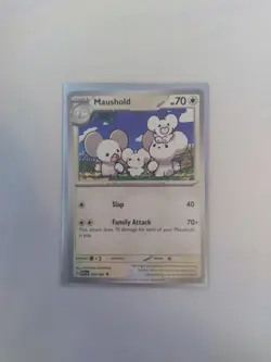 Paldean Fates Maushold 2024 074/091 Uncommon Rarity Pokemon Card - Image 1