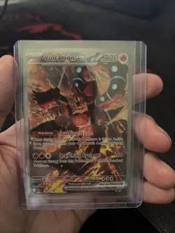Pokemon TCG Volcanion EX 182/159SV09: Journey Together NM Condition - Image 1