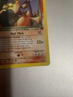 Pokemon TCG Dark Charizard 1st Edition 4/82 Holo Rare 2000 - Image 4