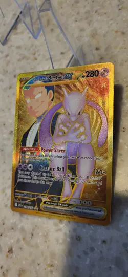 Pokemon Team Rocket's Mewtwo EX Destined Rivals Card 240/182 NM/M ENGLISH - Image 1