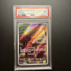 Pokemon Drowzee TCG Scarlet & Violet Base Set 210/198, PSA 9 - Image 1