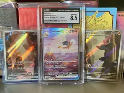 151 Charmander IR Charmeleon IR Charizard ex SIR 199 Evolution Line Pokemon TCG - Image 1