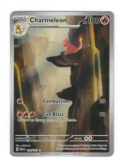 151 Charmander IR Charmeleon IR Charizard ex SIR 199 Evolution Line Pokemon TCG - Image 5
