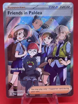Pokemon TCG Trainer Friends in Paldea Ultra Rare Holo - Image 1