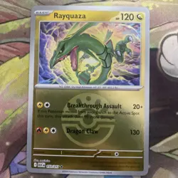 Pokemon Ascened Heroes Rayquaza (Friend Ball) 153/217 Rare Reverse Holo - Image 1