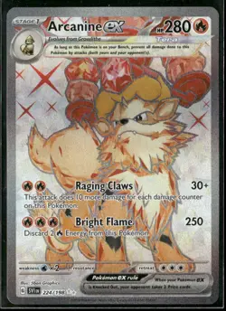 Arcanine ex #224/198 SV01: Scarlet & Violet Base Set Pokemon (1G) - Image 1