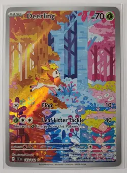 Pokemon Deerling 165/162 SV05: Temporal Forces Holo NM Pack Fresh - Image 1