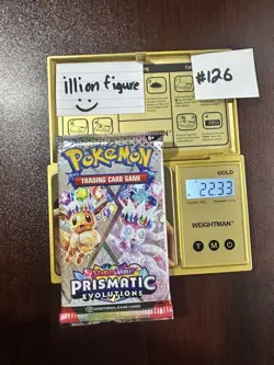 VERY HEAVY! GOD PACKUUU 22.33g Prismatic Evolutions Pokemon TCG Booster (SEALED) - Image 1