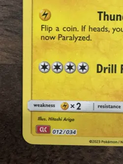 Zapdos 012/034 CLC ⚡ Pokemon TCG Classic Collection – NM Pack Fresh - Image 3