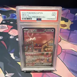 2023 POKEMON SVP EN-SV BLACK STAR PROMO 151 ULTRA-PREM COLL #053 MEW EX PSA 9 - Image 1