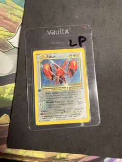 Scizor 29/75 Rare | Neo Discovery 1st First Edition | WOTC Pokemon TCG | LP - Image 1