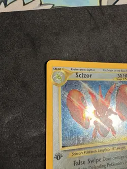 Scizor 29/75 Rare | Neo Discovery 1st First Edition | WOTC Pokemon TCG | LP - Image 3