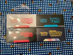 Pokemon TCG Box Set BLACK BOLT & WHITE FLARE & DESTINED & SURGING ETB BUNDLE - Image 3